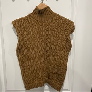 [ZARA] knit vest brown